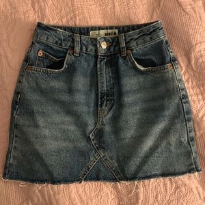 Topshop Denim Skirt